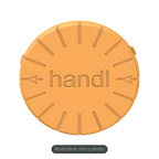 Orange — Illustration of the colour, not a photograph of a printed part.